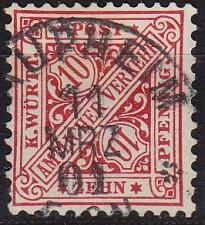 Buy GERMANY Württemberg [Dienst] MiNr 0203 ( O/used )