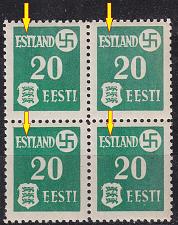 Buy ESTLAND ESTONIA [Besetzung] MiNr 0002 y E2 ( **/mnh ) [04] Plattenfehler