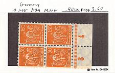 Buy Germany 148 Unused blk 4 CV 3.60 (SC0_837)