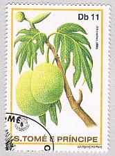 Buy Saint Thomas and Prince Is 641c Used Artocarbus altilis CV 1.10 (BP20816)