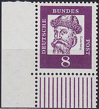 Buy GERMANY BUND [1961] MiNr 0349 y UR W ( **/mnh ) [02] 4er Eckrand