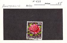 Buy Australia 439 Used Waratah Flower 1968 (SC0_482)