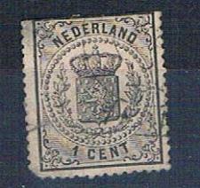 Buy Netherlands 18 Used Coat of Arms 1869 CV 70.00 (HV0060)