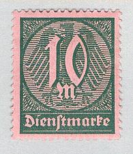Buy Germany O17 Unused Numeral 10 2 1922 (G0618)+