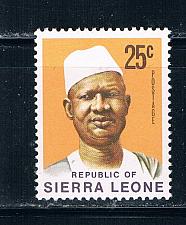 Buy Sierra Leone 431 25c Unused Pres Siaka Stevens (S0192)+