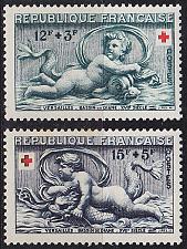 Buy FRANKREICH FRANCE [1952] MiNr 0955-56 ( **/mnh ) Rotes Kreuz