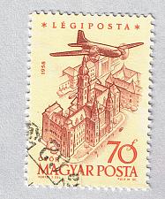 Buy Hungary Used Plane flying over city yellow 70 (BP87403)