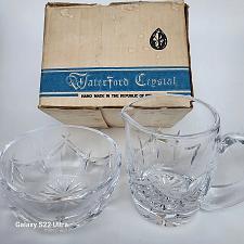 Buy Signed Waterford crystal sugar and creamer 110-491