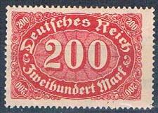 Buy Germany 157 Unused Numeral 200 2 1922 (G0649)+