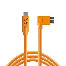 Buy Tether Tools TetherPro USB-C to 3.0 Micro-B Right Angle Cable 15' Orange