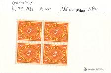 Buy Germany 194 Unused blk 4 2 CV 1.80 (SC0_859)