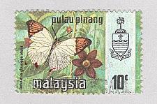 Buy Malaysia Penang 78 Butterflies Used 2 (BP97524)