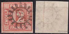 Buy GERMANY Bayern Bavaria [1850] MiNr 0006 ( O/used ) [01] geprüft