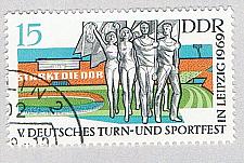 Buy Germany DDR 1120 Used Sports show in the stadium 1969 (BP81903)