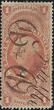 Buy US Scott #R73c Used VF 1.00 1862-1871 Mortgage Revenue Stamp CV 300.00