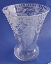 Buy Glass Vase acid Etched 5214
