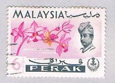 Buy Malaysia Perak 142 Used Different Orchids (BP24716)