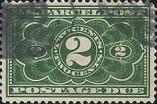 Buy US Scott #JQ2 Used Fine 2 Cent 1913 Parcel Post Postage Due Stamp CV 16.00