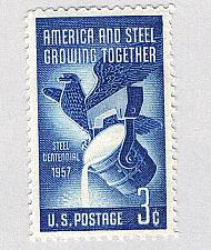 Buy US 1090 MNH American Eagle and Pouring Ladle 1957 (BP84809)