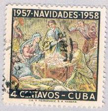 Buy Cuba 589 Used Nativity 1957 (BP46702)