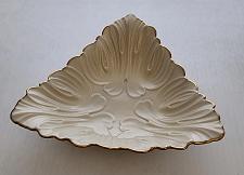 Buy lenox triangle dish Made in usa Gold mark