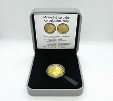 Buy Albania Coin 50 Leke, 2013. 105th anniv. of the Congress of Manastir. UNC