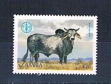 Buy Zambia 421 Unused Cattle Brahma 1987 CV 1.90 (Z0010)+
