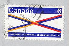 Buy Canada Manitoba flag white 6c (AP128015)