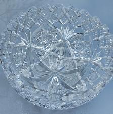 Buy ABP cut glass signed Hawkes bowl American brilliant