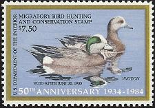 Buy US Scott #RW51 MNH OG XF 7.50 1984 USD Federal Duck Stamp CV 12.50