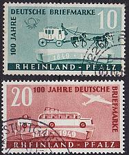 Buy GERMANY Alliiert Franz. Zone [RheinlPfalz] MiNr 0049-50 ( O/used ) [02]