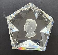 Buy JIMMY Carter 1977 Inauguration paperweight, Star shaped