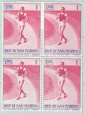 Buy San Marino 345 Walking Racer MNH blk 4 (BP94008)