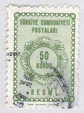 Buy Turkey O93 Numeral 50 Used (BP94642)