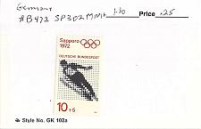 Buy Germany B472 Unused 1971 (SC0_766)