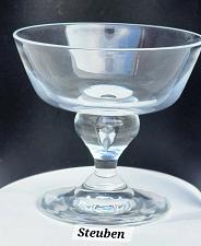 Buy Steuben champagne sherbert glass