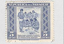 Buy Paraguay 437 Primitive Postal Service Used 1 (BP97823)