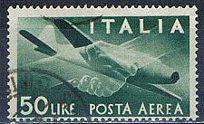 Buy Italy C113 Used Plane clasped hands 1945 CV 20.00 (I0833)