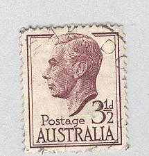 Buy Australia King George 6 brown 3 1/2 Used (BP90007)