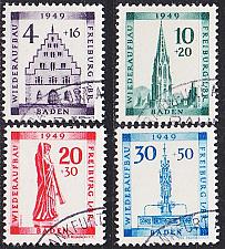 Buy GERMANY Alliiert Franz. Zone [Baden] MiNr 0038-41 A ( O/used )