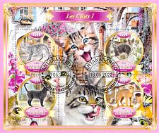 Buy Madagascar 2022 Sheet Cats breeds 6 values (TS0061)