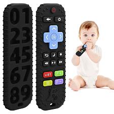 Buy Teething Relief Teethers Toys for Babies 3-6 12 Months Gifts Silicone Remote ...