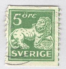 Buy Sweden 116 Heraldic Lion Used 3 (BP98604)
