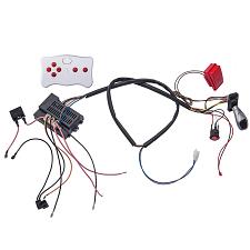 Buy 24 Volt Children Electric Car DIY Modified Wires and Switch Kitwith 2.4G Blue...