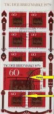 Buy GERMANY BUND [1980] MiNr 1065 F09 ( O/used ) [01] Briefmarken Kleinbogen