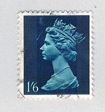 Buy Great Britain Used QEII bl grey 1s6 1 (BP72441)