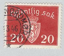 Buy Norway O37 Coat of Arms Used (BP93428)
