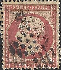 Buy France Scott #36 Used VF 80 c 1863 1870 Louis Nepoleon Stamp CV 24.00