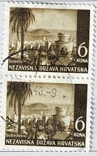 Buy Croatia Croatia 40 Dubrovnik Castle 1941 Used V Pair (BP91214)