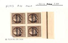 Buy Germany Bavaria 193 Unused blk of 4 CV 1.00 (SC0_865)